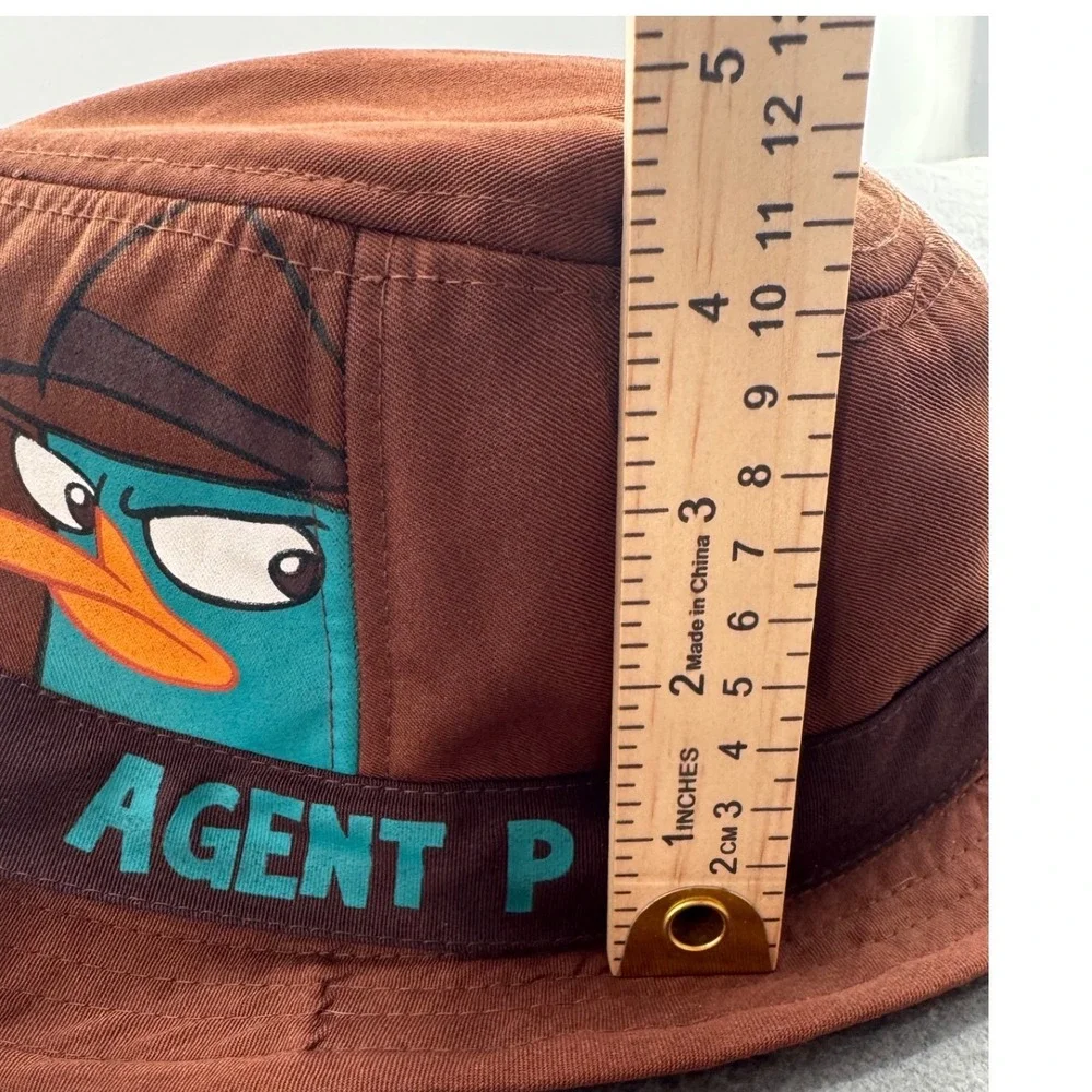 Disney Phineas & Ferb Agent P Fedora Hat Kids Brown Perry Platypus Y2K Nostalgic